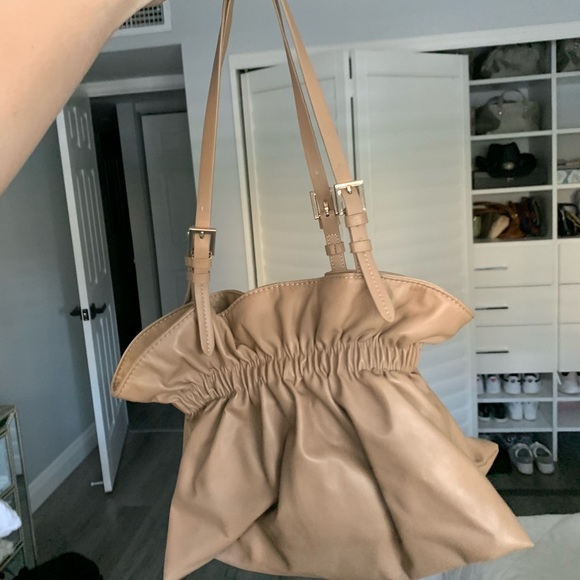 Zara beige leather bag - Picture 2 of 5
